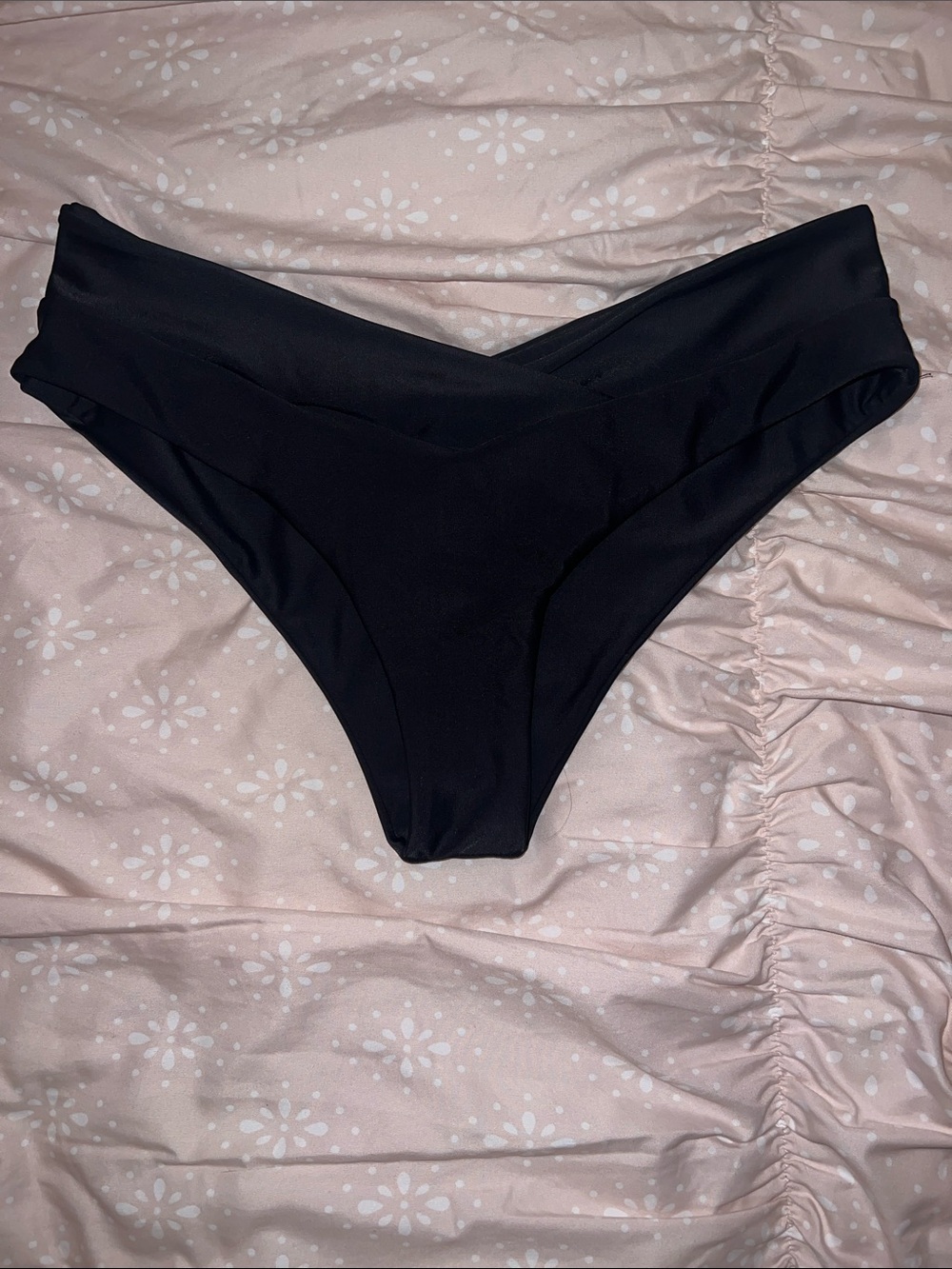 Black V-Waist Bikini Bottom